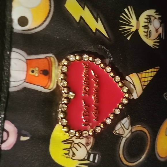 Betsey Johnson emoji Cosmetic Case - Picture 2 of 7